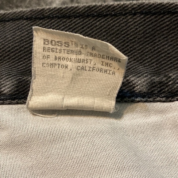 Boss Juniors Dark Gray Jean Shorts - Size 17 / 18 - Picture 6 of 12